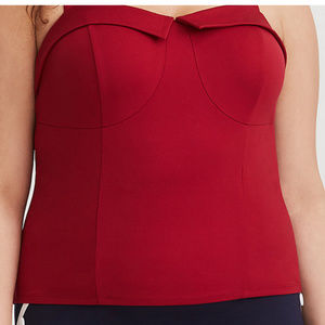 Torrid (6) Retro Chic Red Sweetheart Tank